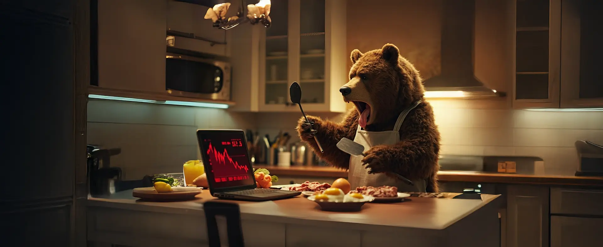 Bear market illustration